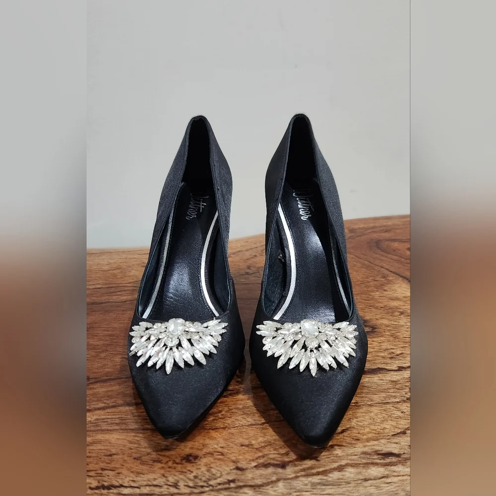 Wittner Heels Black inspired by Manolo Blahniks - Size 9-10AU - Picture 1 of 11